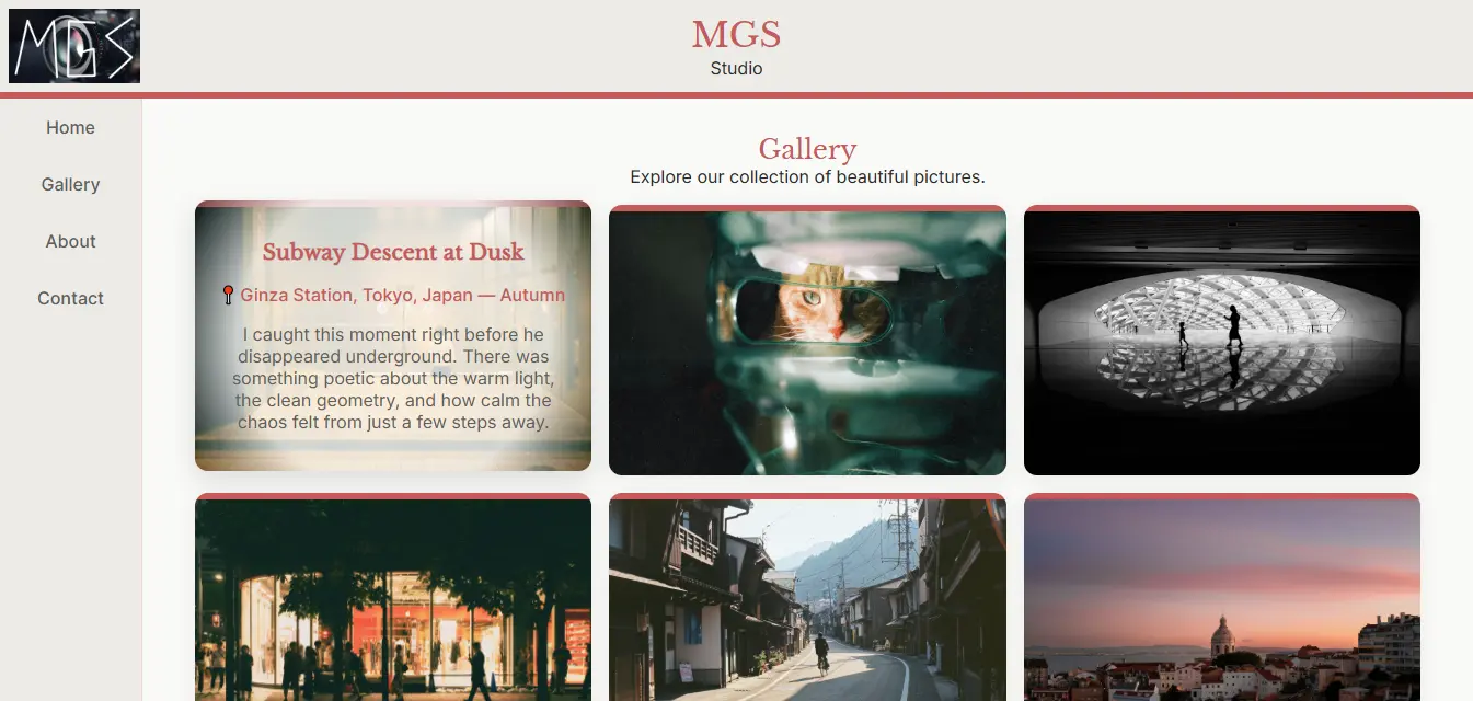 Gallery website screenshot of this screen in a computer monitor